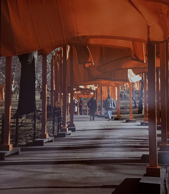 Image 1 of Christo e Jeanne-Claude: "The Gates, foto 26 di Wolfgang Volz". In condizioni eccellenti.