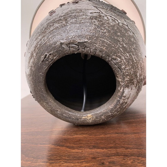 Image 1 of Vintage ceramic table lamp by Thérèse Bataille Dour, Belgium