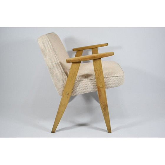 Image 1 of Poltrona vintage polacca, legno di quercia beige 1960