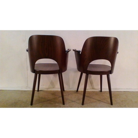 Image 1 of Vintage armchair by Oswald Haerdtl for Thon Thonet, Czechoslovakia 1960