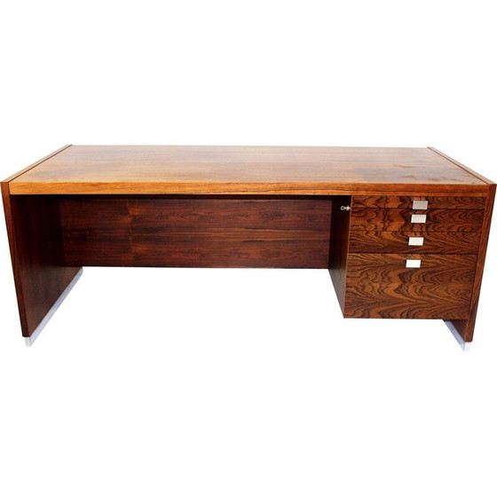Image 1 of Vintage rosewood desk for Isku, Finland 1960