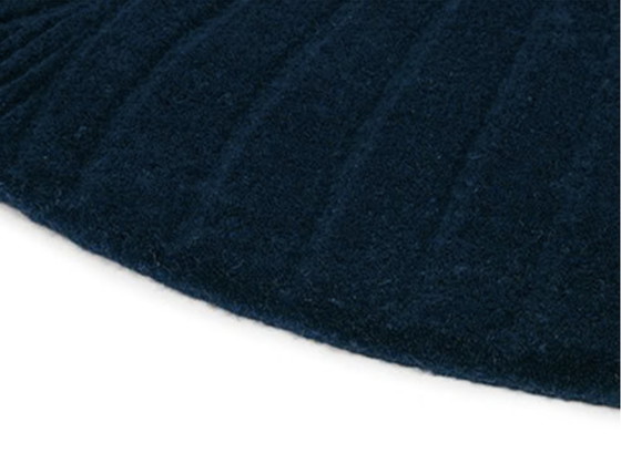 Image 1 of Tapis en laine B&C Wedgwood Folia navy 200 cm rond