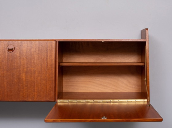 Image 1 of Floating Teak Cabinet Blindheim Møbelfabrikk As Scandinavian 1960s