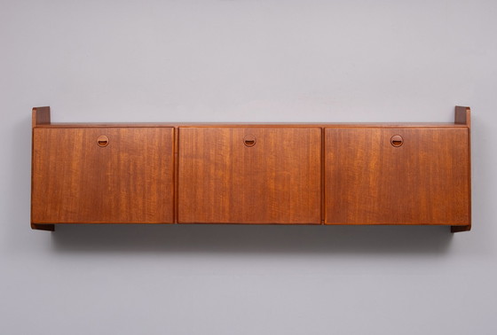 Image 1 of Floating Teak Cabinet Blindheim Møbelfabrikk As Scandinavian 1960s