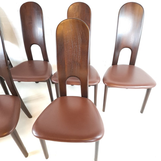 Image 1 of 8x Sedia Vintage Design Danese