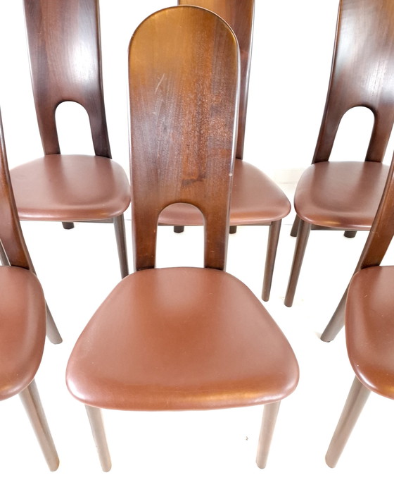 Image 1 of 8x Sedia Vintage Design Danese