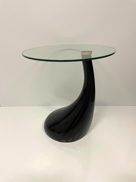 Image 1 of Table d'appoint design en verre