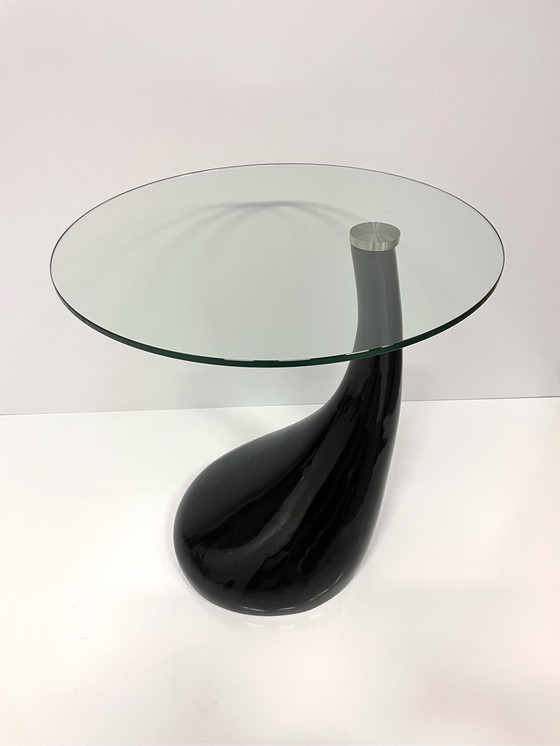 Image 1 of Table d'appoint design en verre