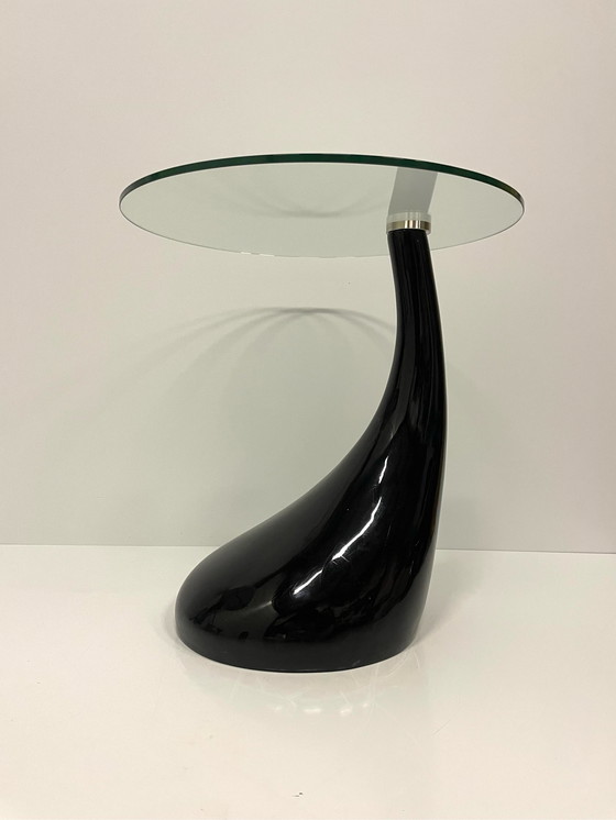 Image 1 of Table d'appoint design en verre