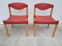8 x chaise Strax Casala de Hartmut Lohmeyer