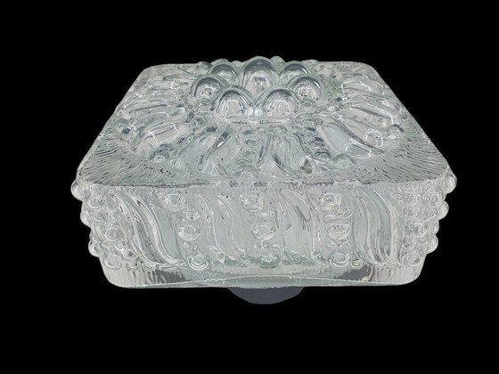 Image 1 of 2085 Vintage Glass Transparent Ceiling Light