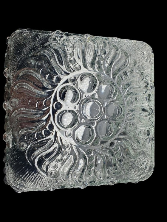 Image 1 of 2085 Vintage Glass Transparent Ceiling Light