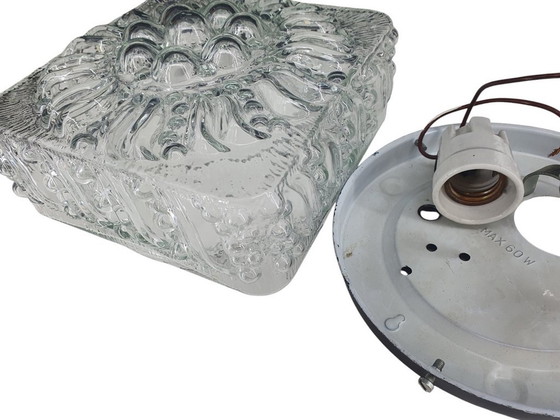 Image 1 of 2085 Vintage Glass Transparent Ceiling Light