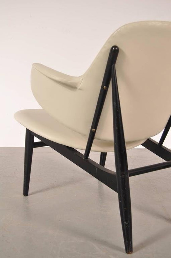 Image 1 of 1950s Shell Chair by Ib Kofod-Larsen for Christensen & Larsen, Denmark