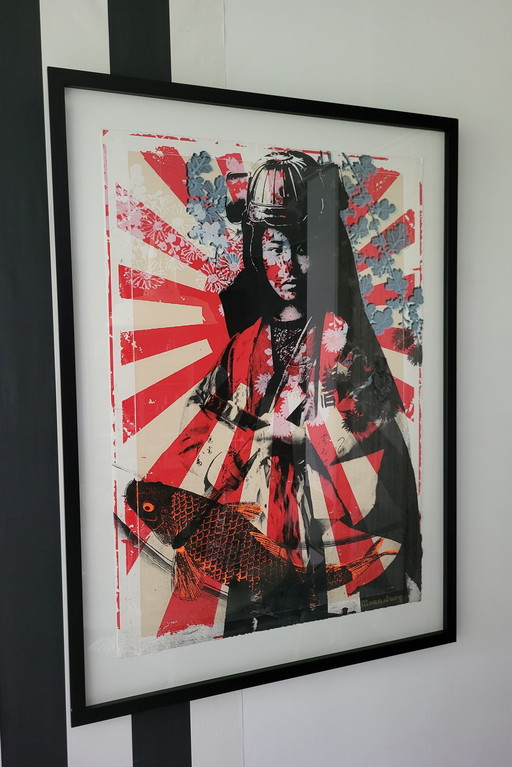 Moansburg silkscreen print from the Japan series.