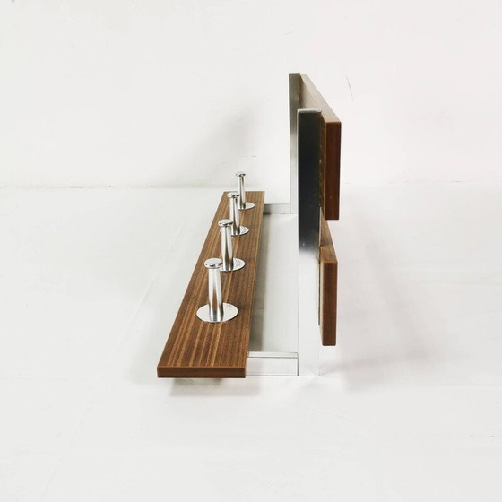 Image 1 of Vintage modernist wall coat rack, Germany 1970s