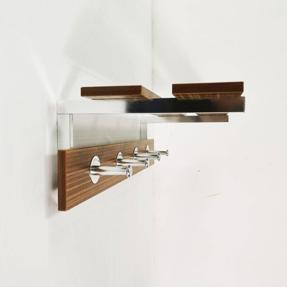 Image 1 of Vintage modernist wall coat rack, Germany 1970s