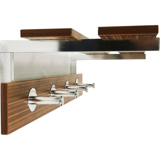Image 1 of Vintage modernist wall coat rack, Germany 1970s