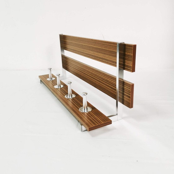 Image 1 of Vintage modernist wall coat rack, Germany 1970s