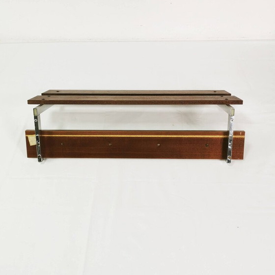 Image 1 of Vintage modernist wall coat rack, Germany 1970s