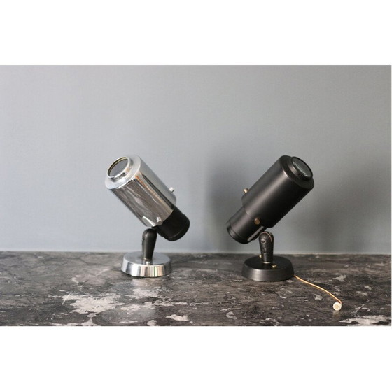 Image 1 of Pair of vintage zodiac wall lamp by Jacques Biny for Lita