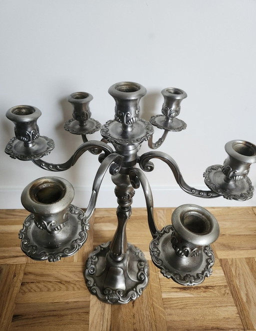Vintage Candlestick Large 7 Arms