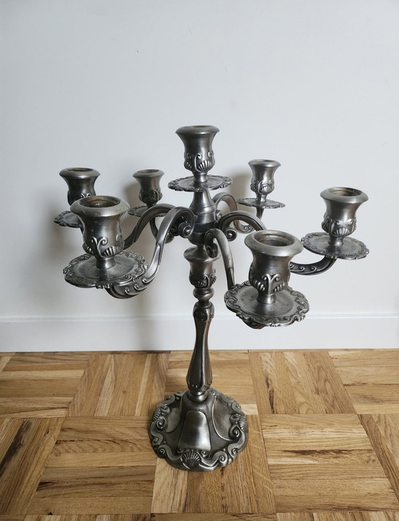Image 1 of Candeliere vintage grande a 7 bracci