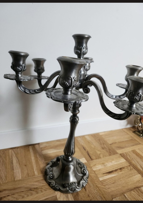 Image 1 of Candeliere vintage grande a 7 bracci
