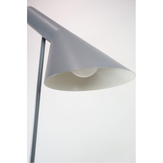Image 1 of Louis Poulsen" vintage floor lamp in drawn steel by Arne Jacobsen, 1957