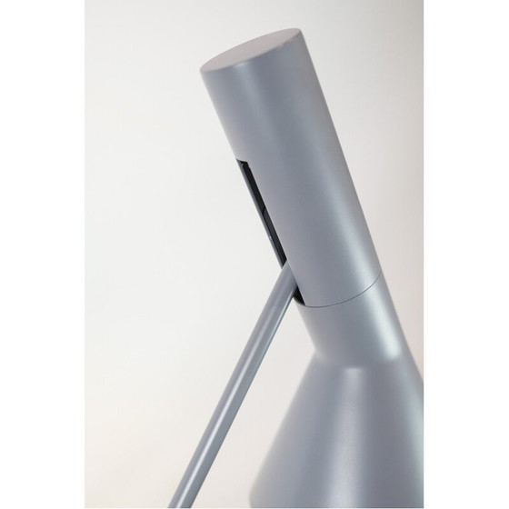 Image 1 of Louis Poulsen" vintage floor lamp in drawn steel by Arne Jacobsen, 1957