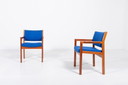 Soborg Mobelfabrik set of 6 Danish design armchairs by Christian Hvidt 