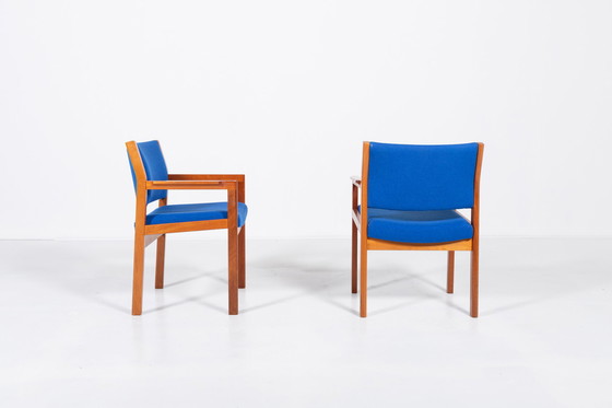 Image 1 of Soborg Mobelfabrik set of 6 Danish design armchairs by Christian Hvidt 