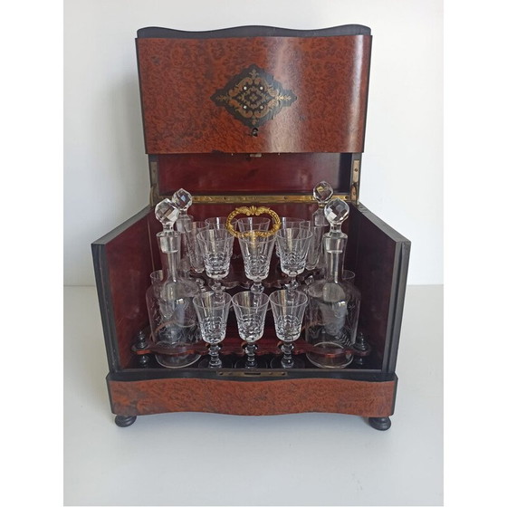 Image 1 of Napoleon III vintage liquor cabinet