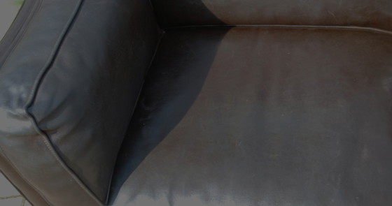 Image 1 of Castle Sofa Dark Brown Leather 2 Seater