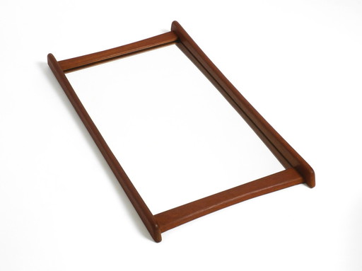 1960S Scandinavian Teak Wall Mirror In Minimalist Design