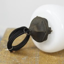 Art Deco Opaline Pendant Lamps