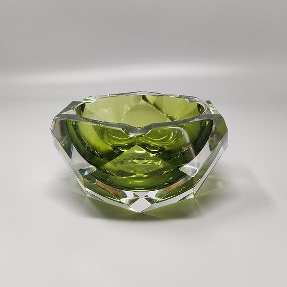 Image 1 of 1960S Astonishing Green Ashtray Or Catch-All By Flavio Poli For Seguso