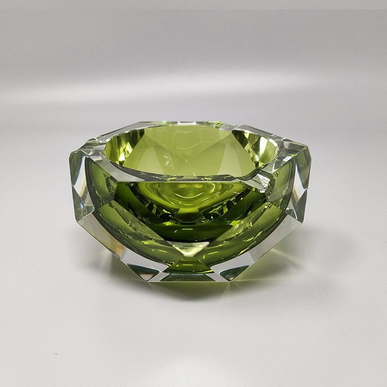 Image 1 of 1960S Astonishing Green Ashtray Or Catch-All By Flavio Poli For Seguso