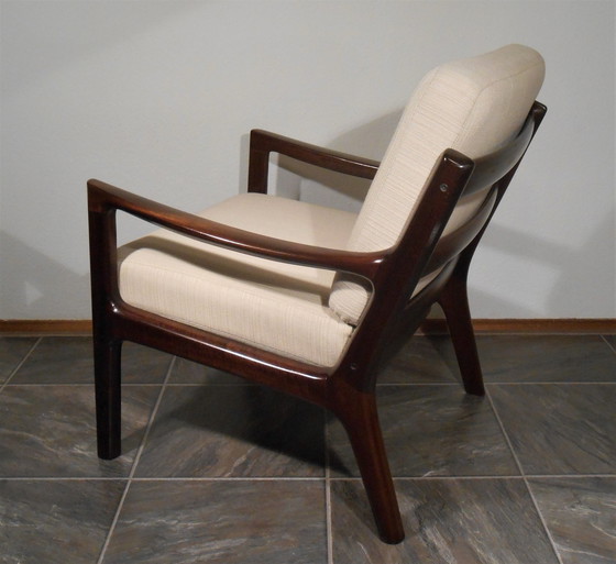 Image 1 of Ole Wanscher mahogany Senator armchair for France & Son