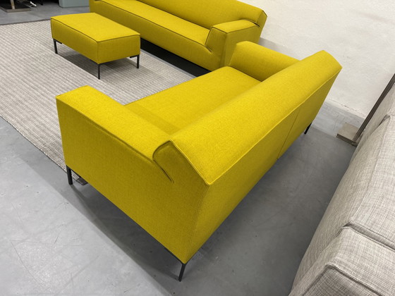 Image 1 of Design On Stock Bloq sofa set + Footstool Ploughwool 66