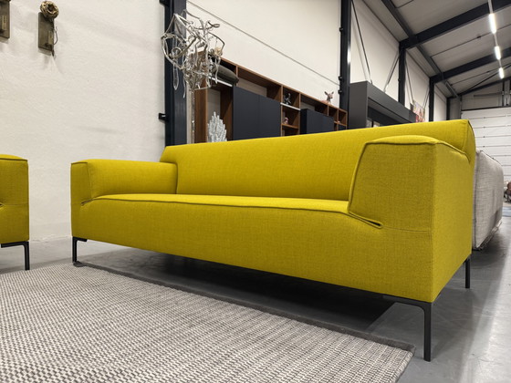 Image 1 of Design On Stock Bloq sofa set + Footstool Ploughwool 66