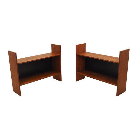 Image 1 of Set Of Two Teak Bookcases, Danish Design, 1970S, Production: Denmark