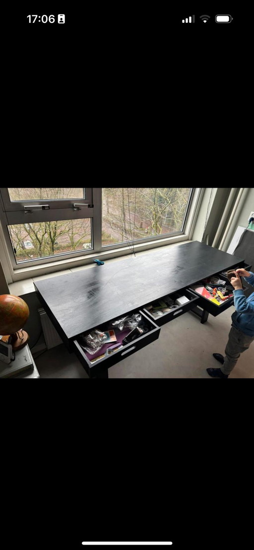 Desk Sidetable Black