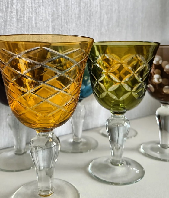 Image 1 of 6x Pols Potten wine glasses