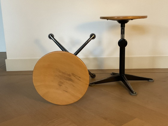 Image 1 of 2x Ahrend, Adjustable Stools