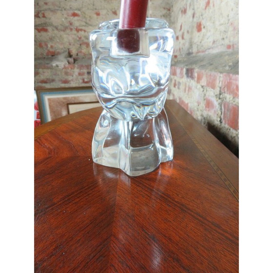 Image 1 of Candeliere vintage in cristallo Daum a 3 bracci