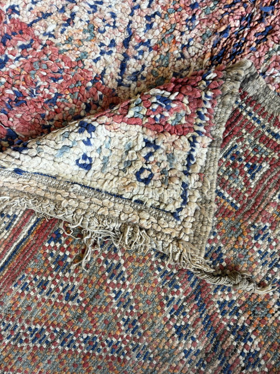 Image 1 of 1970S Moroccan Boujad Wool Rug 