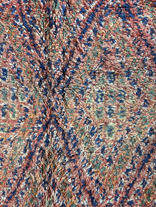 1970S Moroccan Boujad Wool Rug 