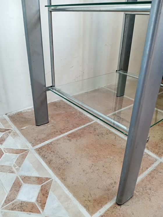 Image 1 of Sleekly designed glass table