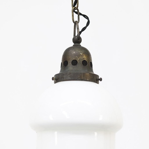 Art Deco Opaline Pendant Lamp